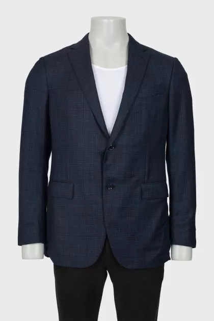 Men's blue jacket with buttons