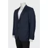 Men's blue jacket with buttons