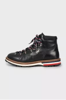 Men's leather lace-up boots