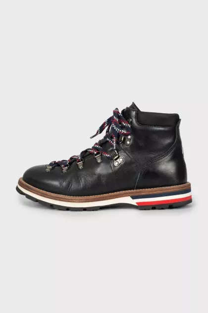 Men's leather lace-up boots