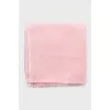 Pink scarf in signature print