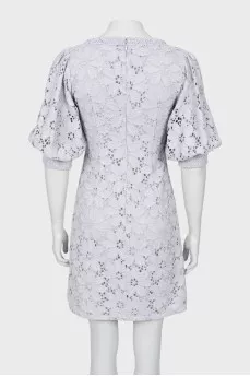 V-neck woven dress