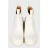 White boots with chunky soles