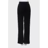 Velor palazzo pants