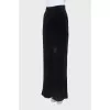 Velor palazzo pants