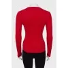 Red long sleeve fitted fit