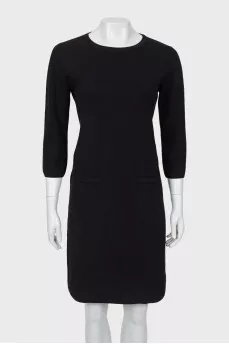 Knitted shift dress