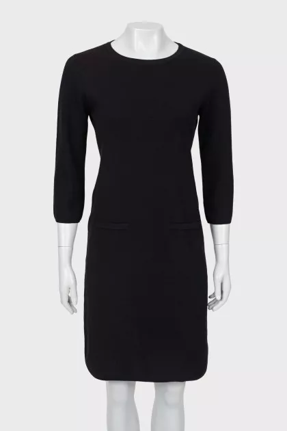 Knitted shift dress