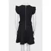 Fitted dress with ruffles