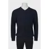 Men's V-neck jumper