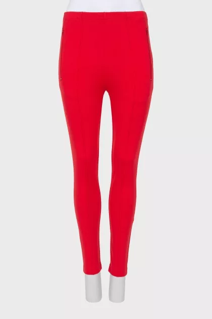 Leggings with stitched arrows