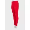 Leggings with stitched arrows