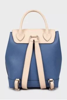 Lockme leather backpack