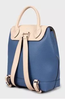 Lockme leather backpack