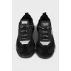Two-tone chunky sneakers