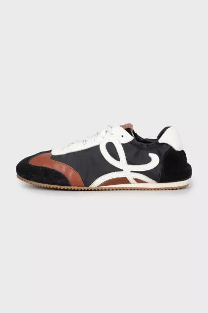 Men's sneakers made of leather and suede