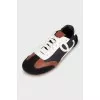 Men's sneakers made of leather and suede