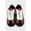 Men's sneakers made of leather and suede