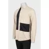 Men's two-tone straight-fit shirt