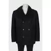 Men's double-breasted sheepskin coat