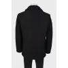 Men's double-breasted sheepskin coat