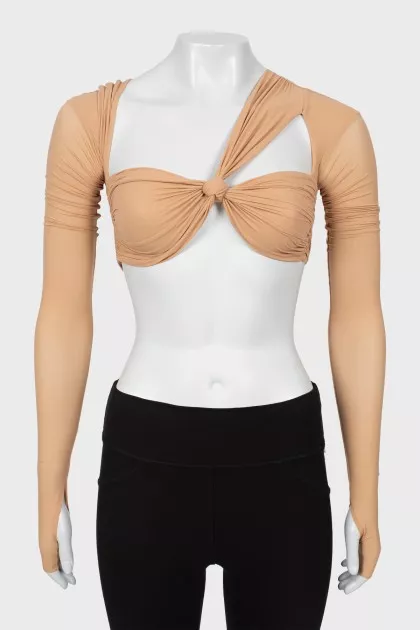 Long sleeve fitted top