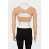 Long sleeve fitted top