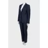 Blue wool suit