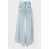 High waisted palazzo jeans