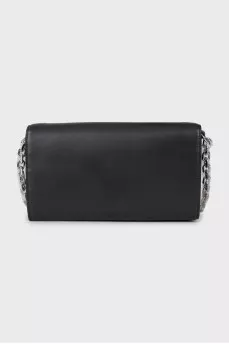 Leather bag with tag
