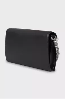 Leather bag with tag