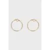 Gold hoop earrings