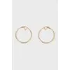 Gold hoop earrings