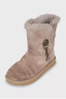 Insulated suede ugg boots
