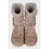 Insulated suede ugg boots