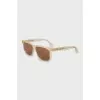 Men's sunglasses with translucent frames