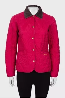 Pink quilted jacket