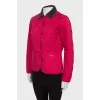 Pink quilted jacket