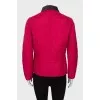 Pink quilted jacket