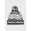 Men's knitted hat with pattern