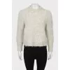 Knitted mohair sweater