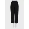 Black banana pants