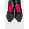 Black high heel boots