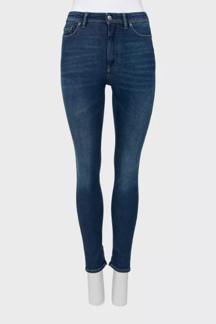 Navy skinny jeans