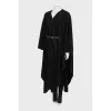 Black cape on the belt