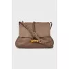Brown leather bag