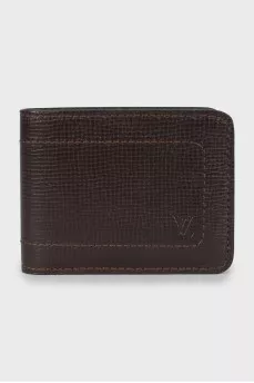 Men's wallet with branded embossing