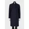 Dark blue wool coats