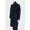 Dark blue wool coats