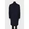 Dark blue wool coats